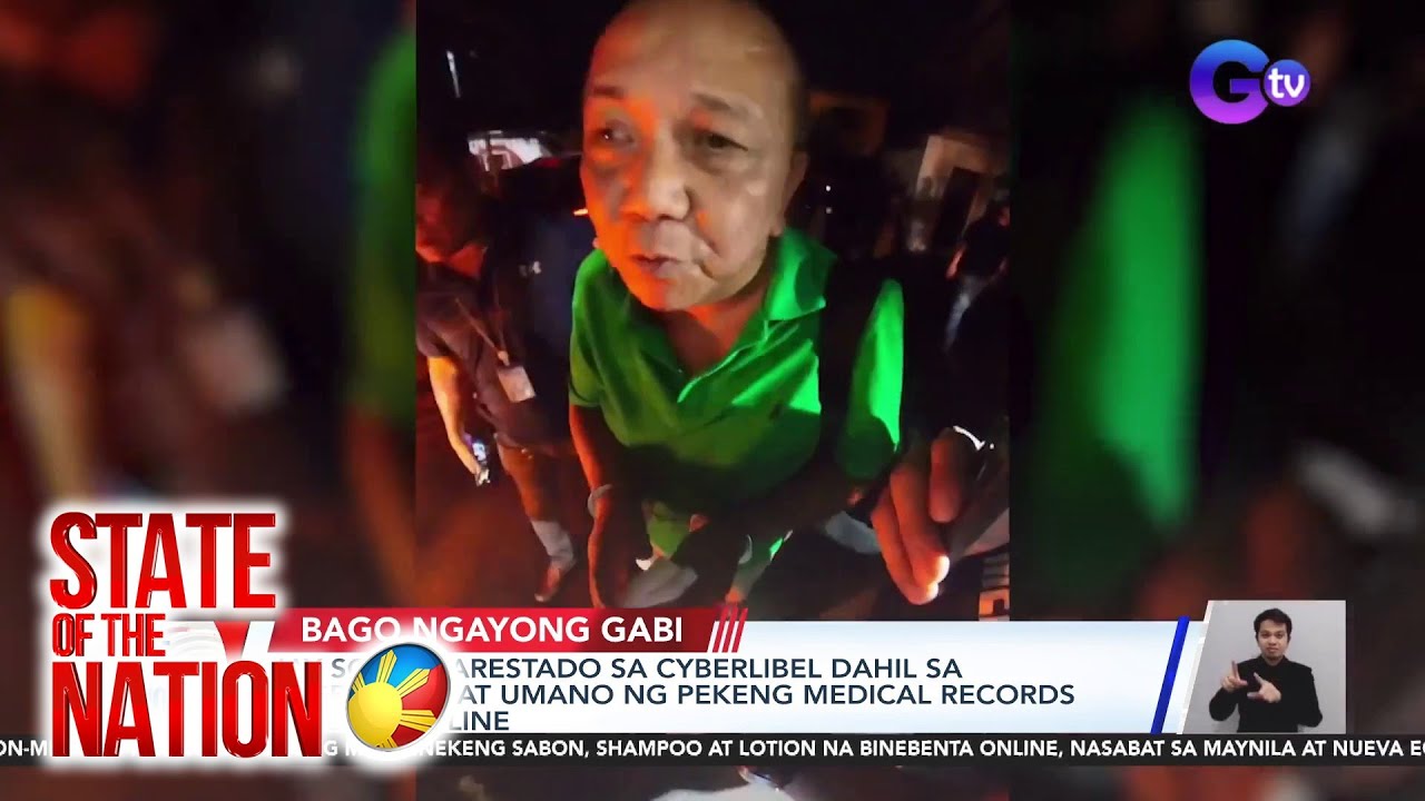 Jay Sonza, huli sa cyberlibel dahil sa pagpapakalat daw ng pekeng medical records... | SONA cover art