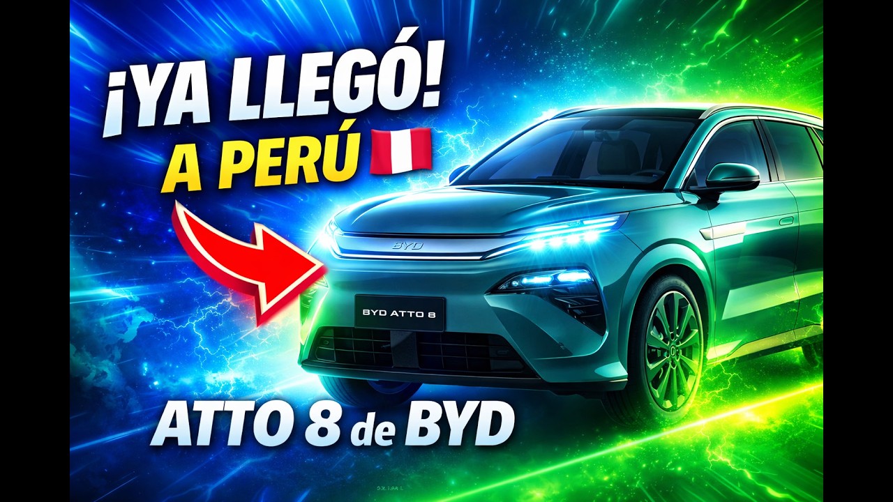 Llego al Perú la nueva ATTO 8 de BYD