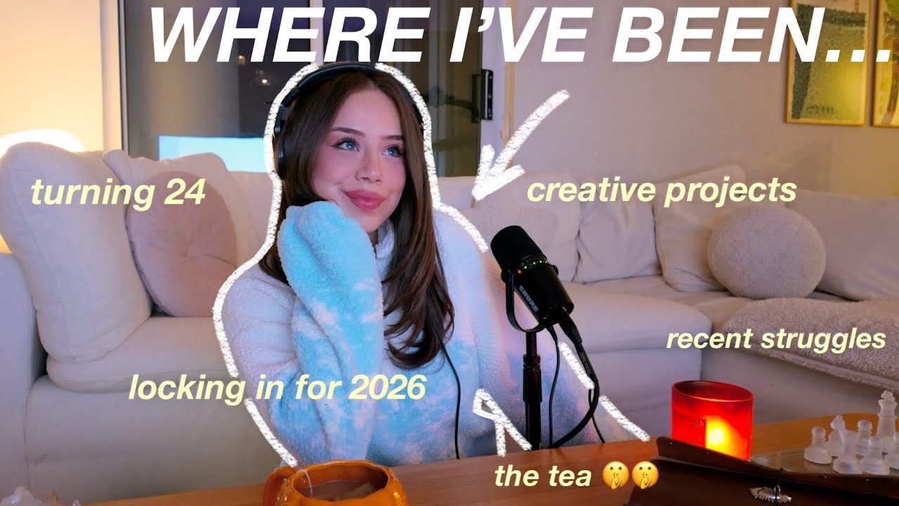 A *VERY HONEST* GIRL TALK & WHERE I’VE BEEN… turning 24 + behind  the scenes of being a creator cover art