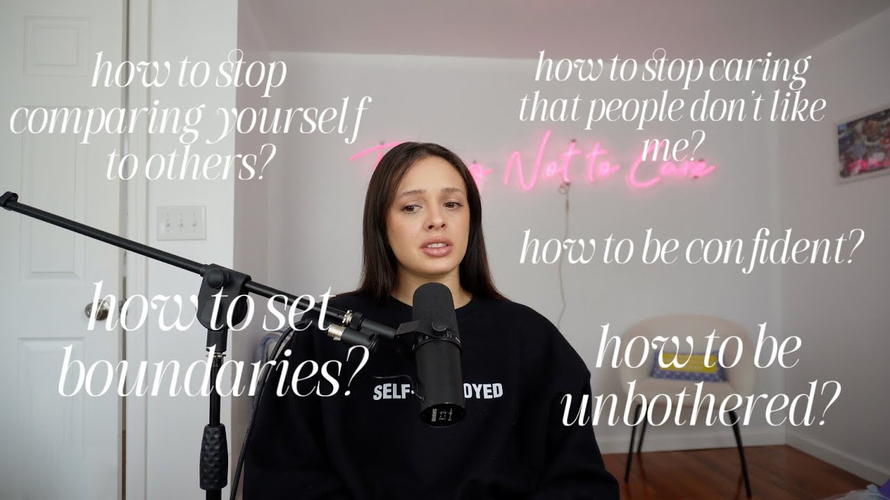 FOR THE THOUGHT DAUGHTERS: how to stop caring what people think, comparison and setting boundaries cover art