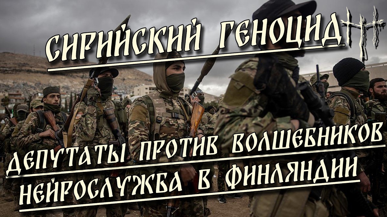 Сирийский геноцид / Депутаты против волшебников / Нейрослужба в Финляндии | HereticNews cover art