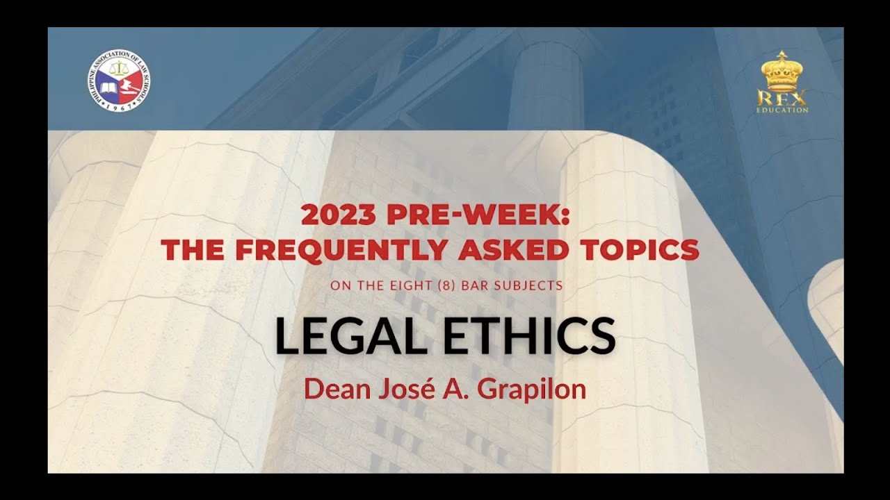 2023 Pre-Week: The FAQs | LEGAL ETHICS cover art