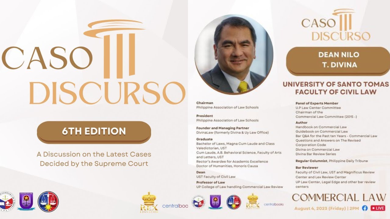 COMMERCIAL LAW | Caso Discurso: 6th Edition cover art