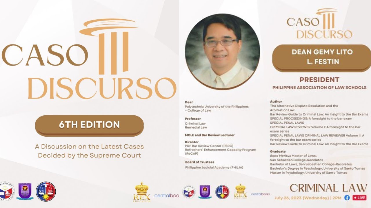 CRIMINAL LAW | Caso Discurso: 6th Edition cover art