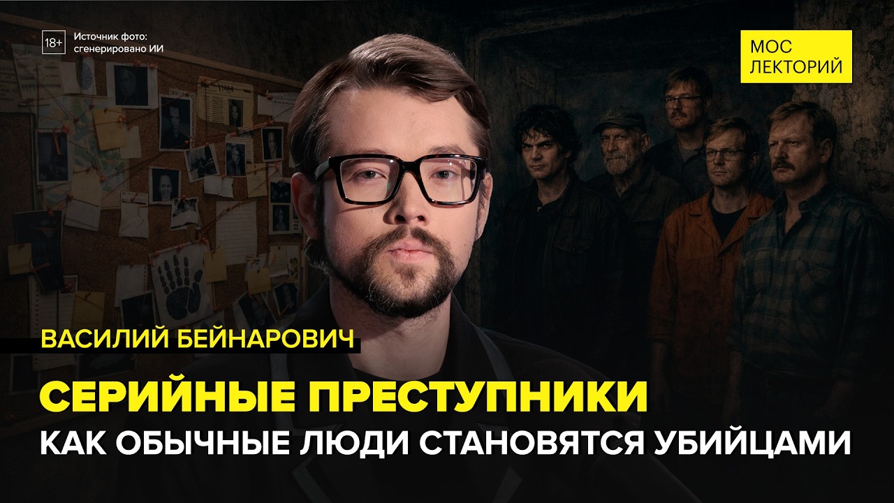 Психология серийных преступников | Василий Бейнарович Лекция 2026 | Фауст Мослекторий cover art