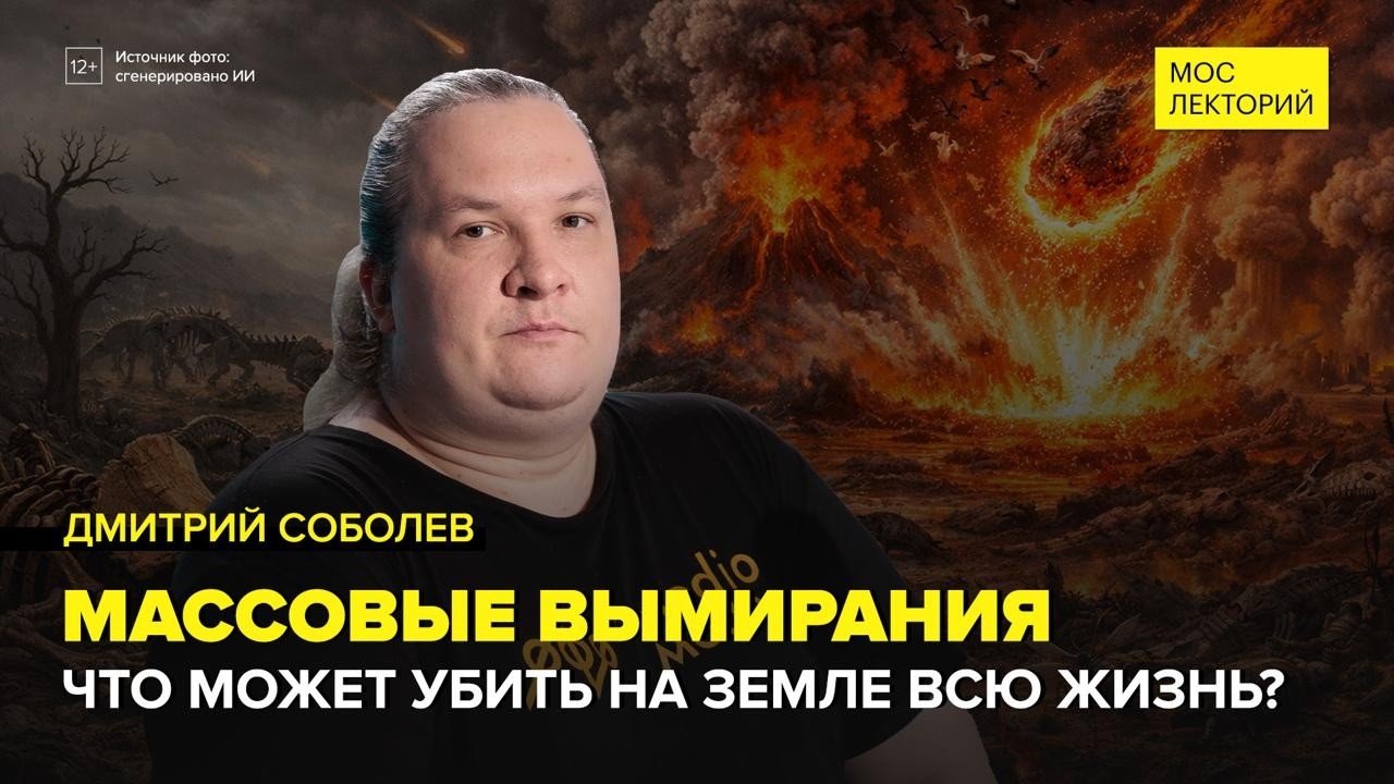Массовые вымирания жизни на Земле | Дмитрий Соболев Лекция 2026 | Мослекторий cover art