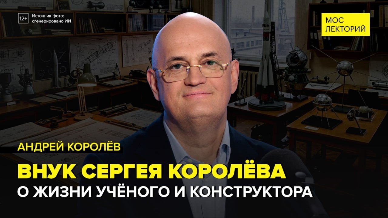 Внук Сергея Королёва о жизни великого конструктора | Андрей Королев Лекция 2026 | Мослекторий cover art
