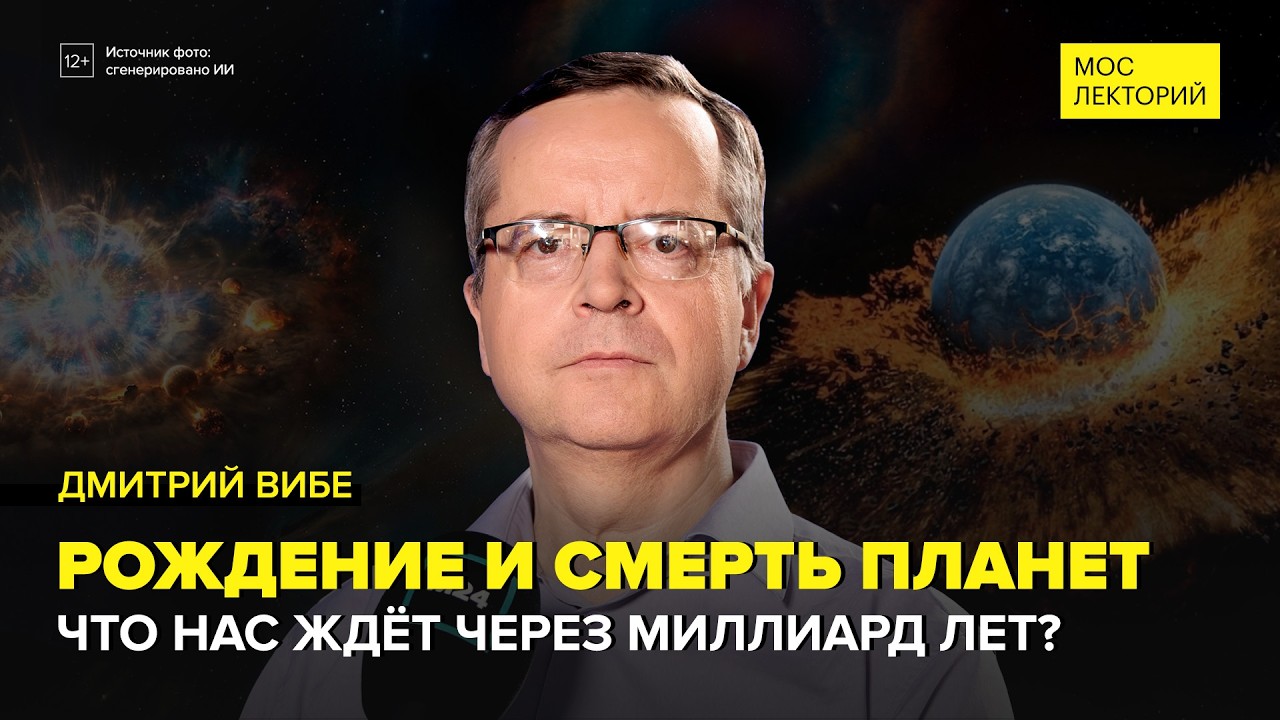 Как рождаются и умирают планеты? | Дмитрий Вибе Лекция 2026 | Мослекторий cover art