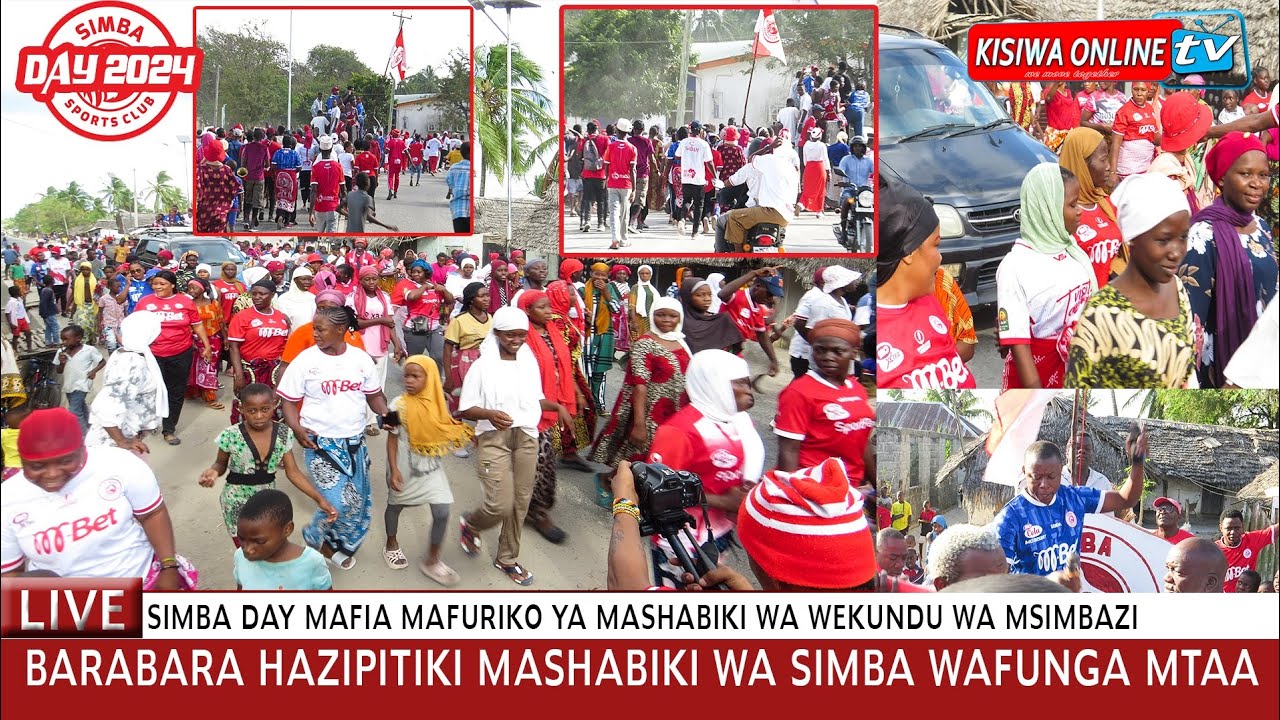 SIMBA WAFUNGA BARABARA ZOTE MAFIA,MASHABIKI WAFURIKA. cover art