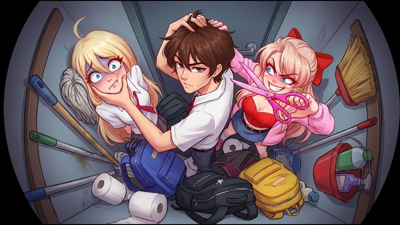 Got Stuck with My Crush & His Crazy GF cover art