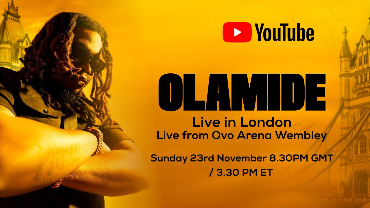 Olamide Live in London at the OVO Arena Wembley cover art