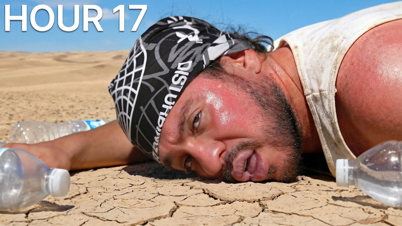 We Survived 24 Hours Straight in a Desert cover art