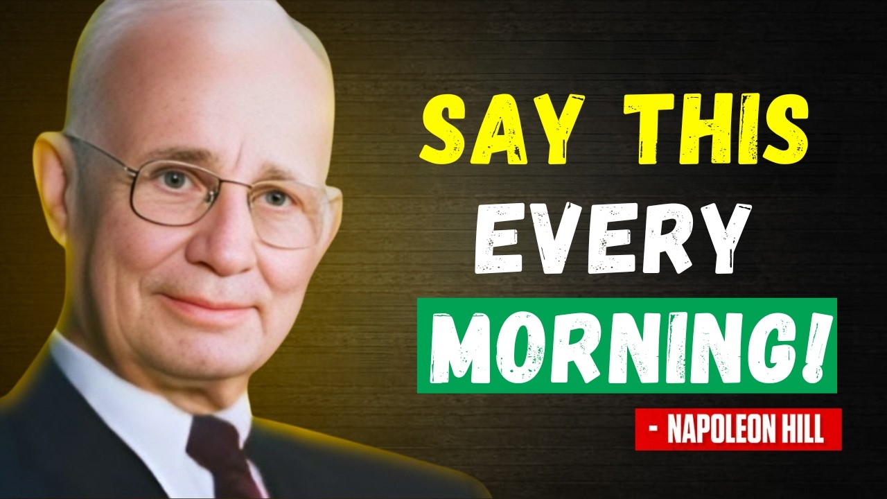 20 Powerful Things to Tell Yourself Every Morning | Napoleon Hill cover art