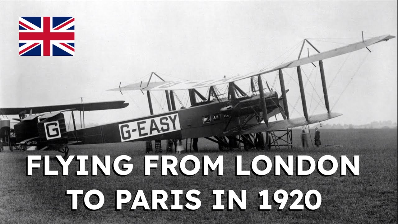 Flying From London To Paris In 1920 - A Silent Film cover art