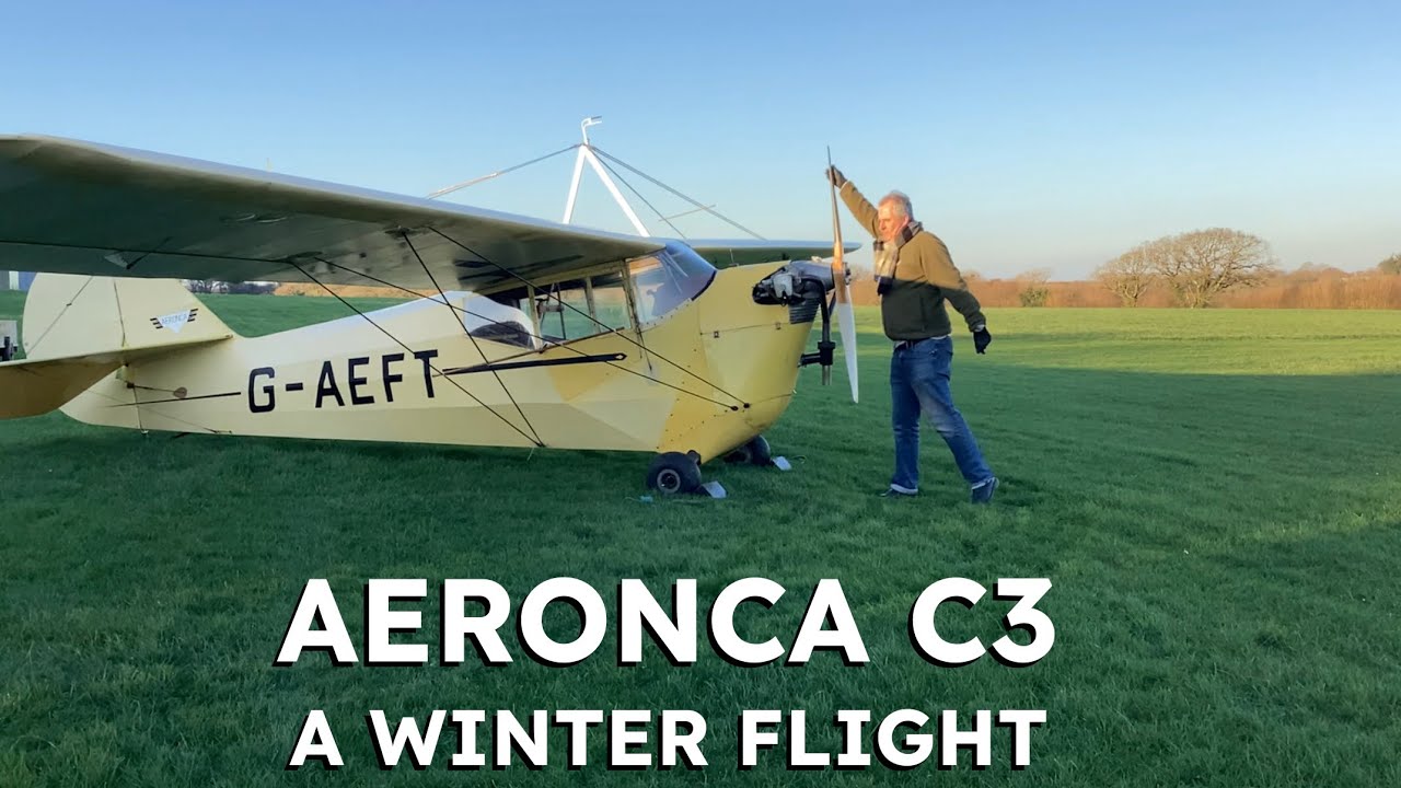 Aeronca C3 - A Winter Flight cover art