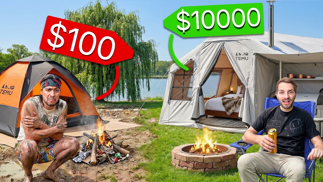 We Camped Overnight with ONLY TEMU Items cover art
