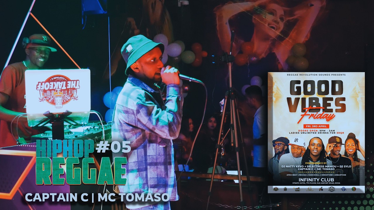 RRS Vol 5 🔥 HipHop & Reggae Live Club Mix | Good Vibes Friday | Captain C x Mc Tomaso cover art