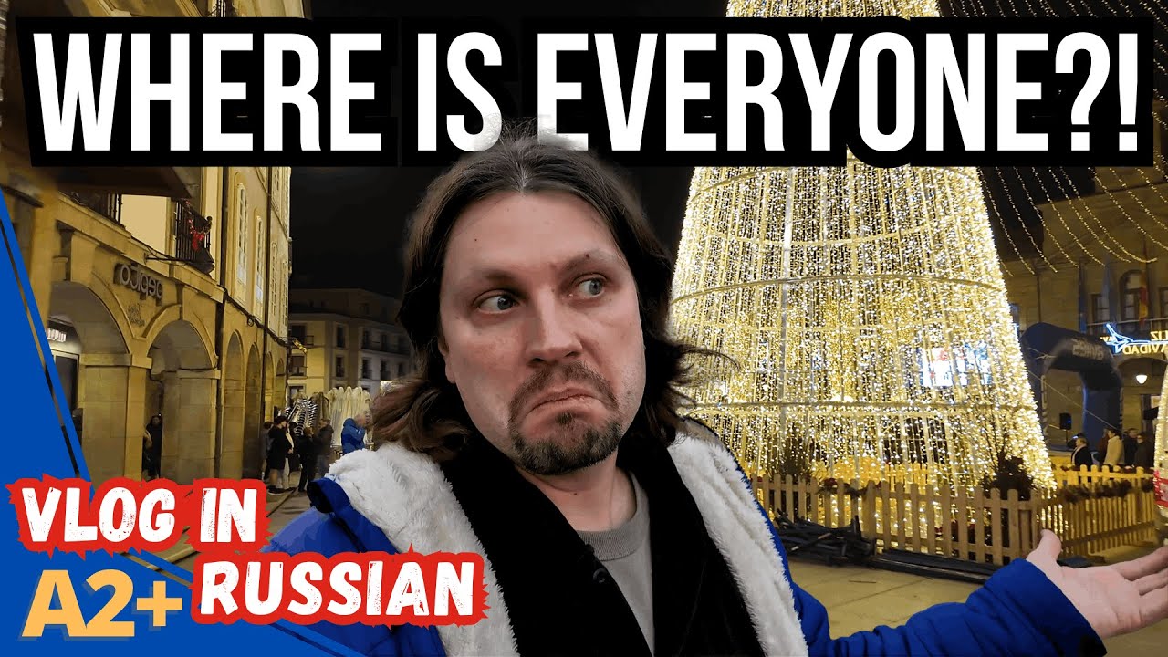 How Russians Celebrate New Year in Spain – Hotel, Olivier & Culture Shock (A2–B1) cover art