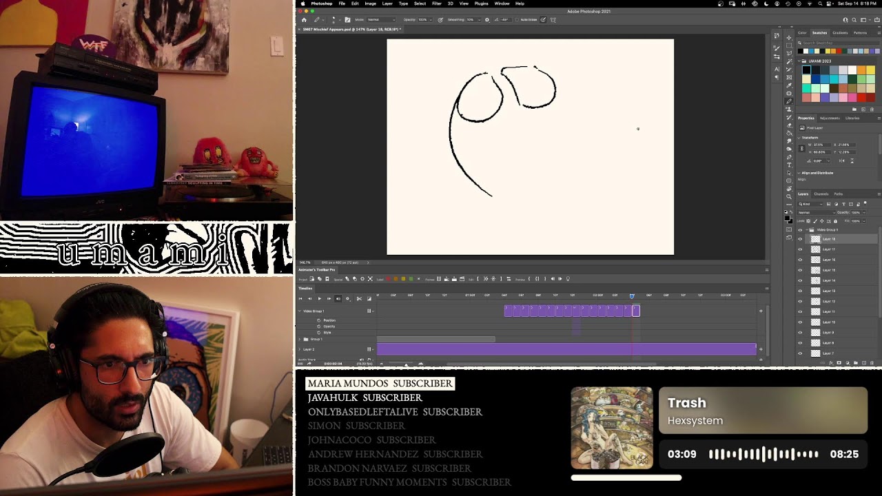 Doodlin‘ & Chattin’ with u m a m i cover art