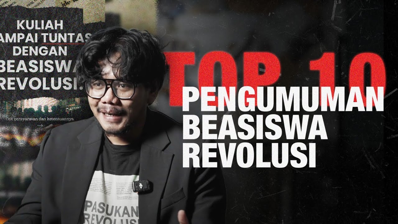 Pengumuman Penerima Beasiswa Revolusi! cover art
