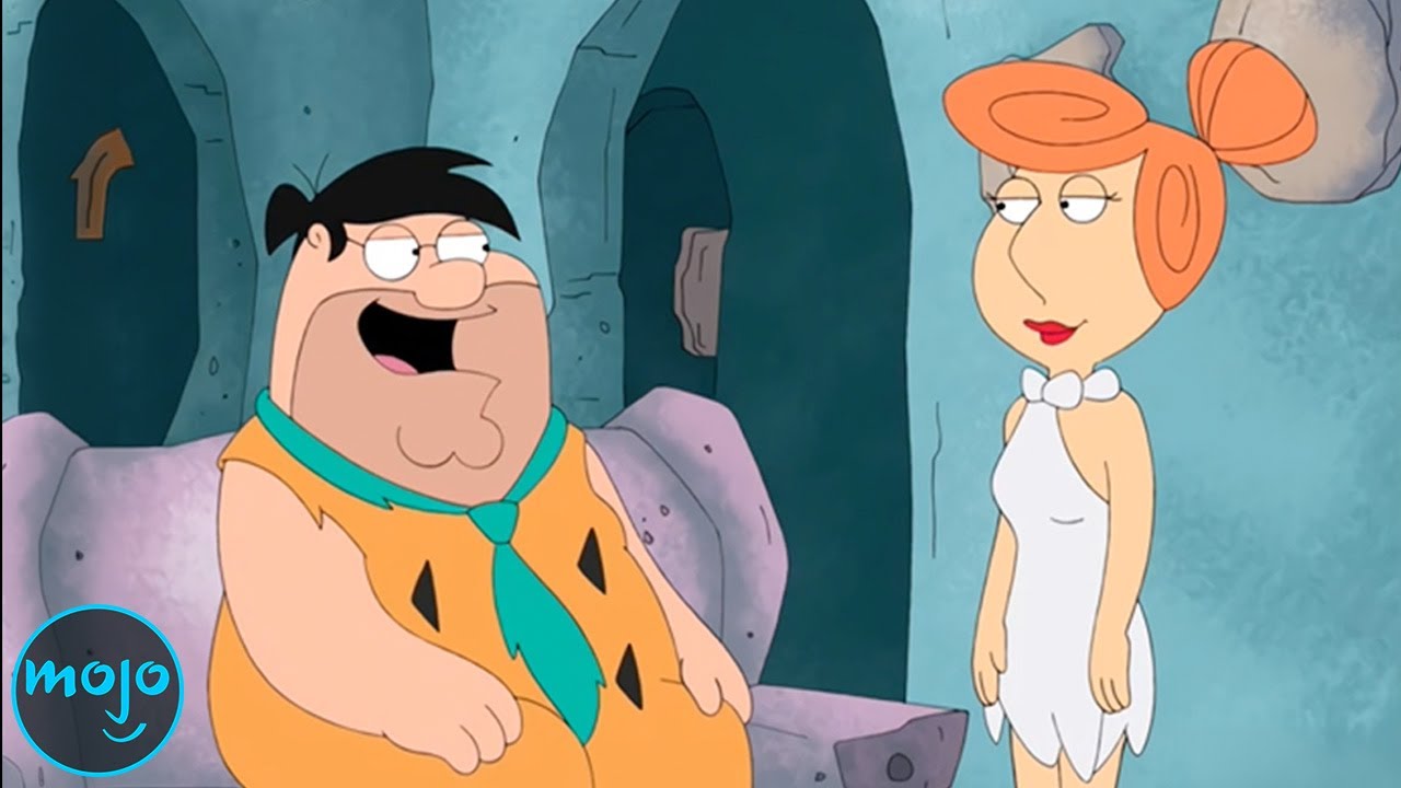 Top 10 Hilarious Flintstones References in Family Guy cover art