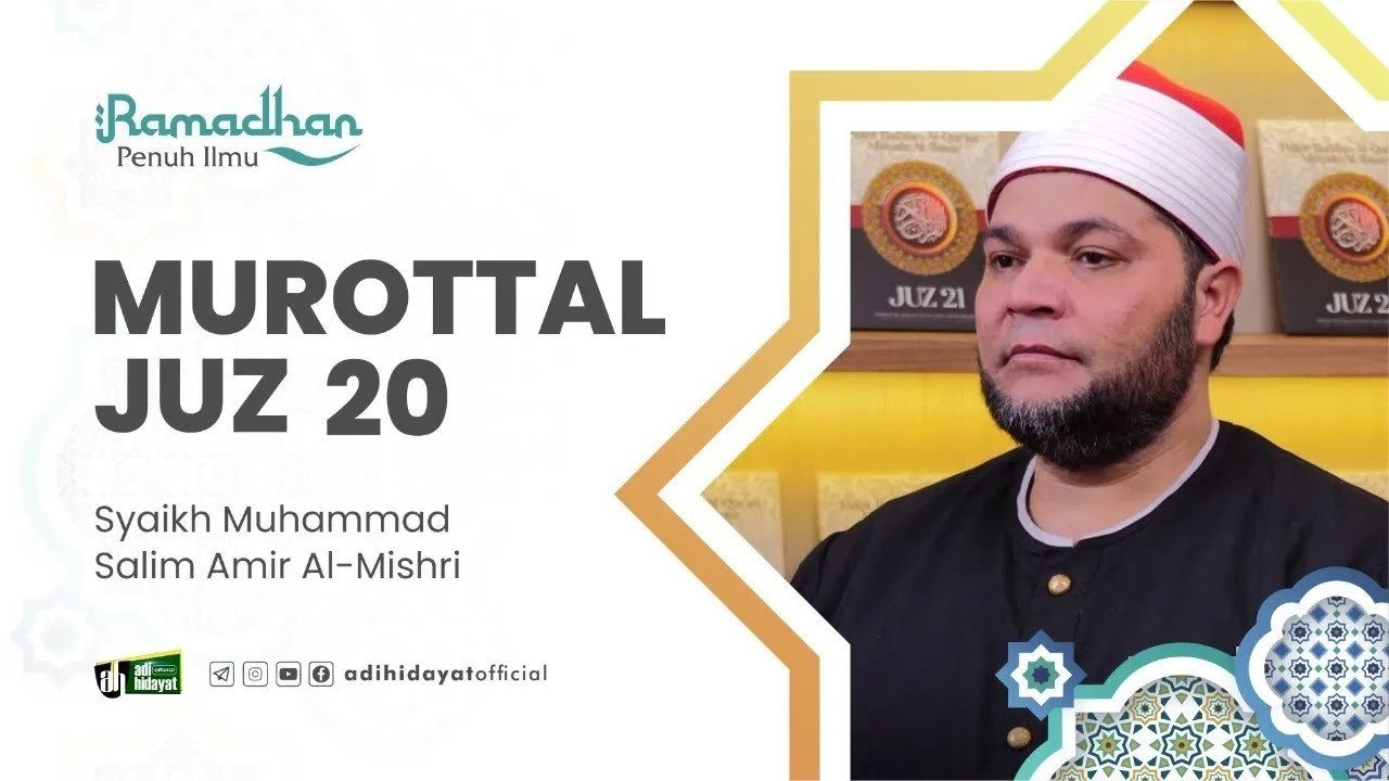 [LIVE 24 Jam] Murottal Juz 20 Spesial Ramadhan - Adi Hidayat Official cover art