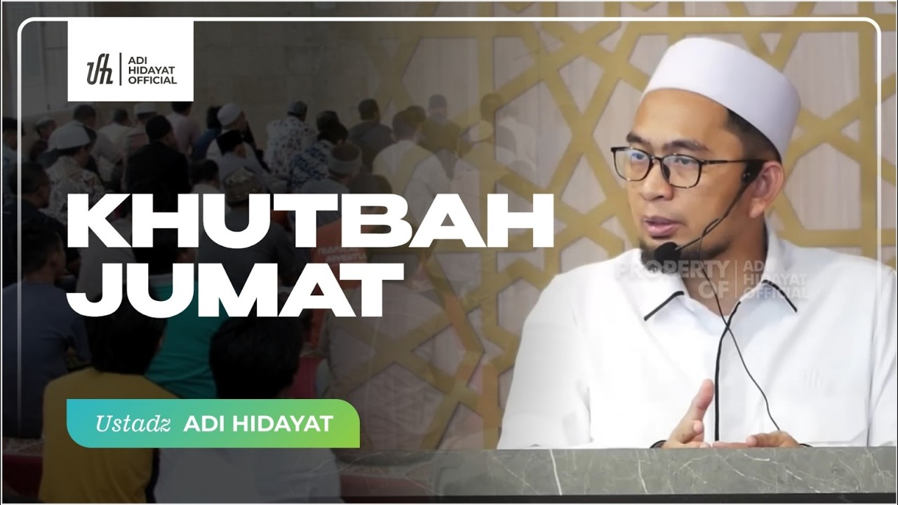 [LIVE] Khutbah Jum'at | Tiga Kriteria Muslim Pasca Ramadhan - Ustadz Adi Hidayat cover art