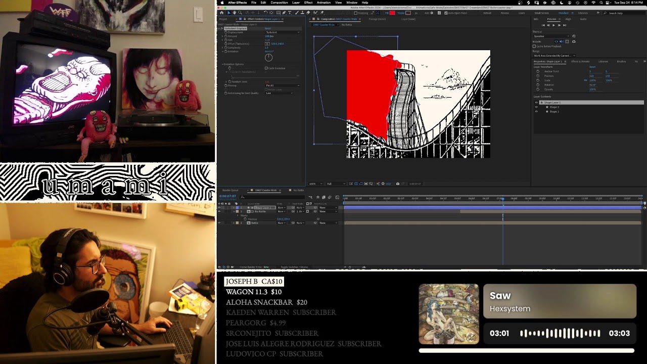 Animating with u m a m i cover art