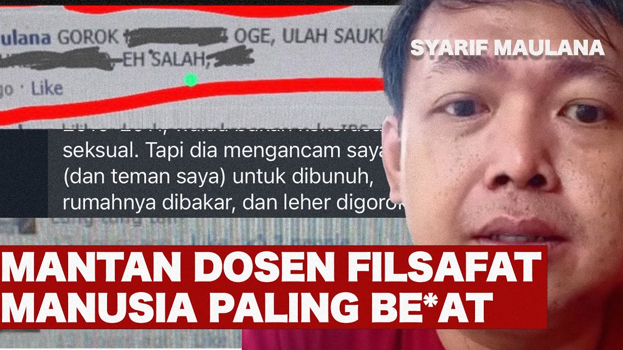 Syarif Maulana Mantan Dosen Filsafat Predator KS yang bebas Berkeliaran cover art