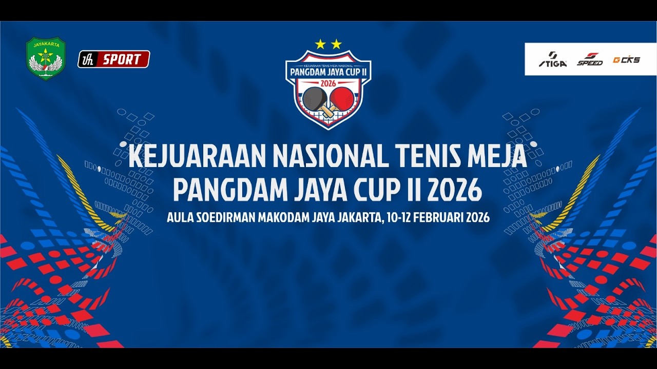 [LIVE] FINAL TENIS MEJA PANGDAM JAYA CUP 2 TAHUN 2026 | ARWANA JAYA VS SIM SPORT LAMPUNG cover art
