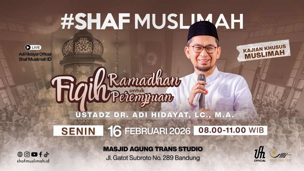 [LIVE] Fiqih Ramadhan untuk Perempuan - Ustadz Adi Hidayat cover art