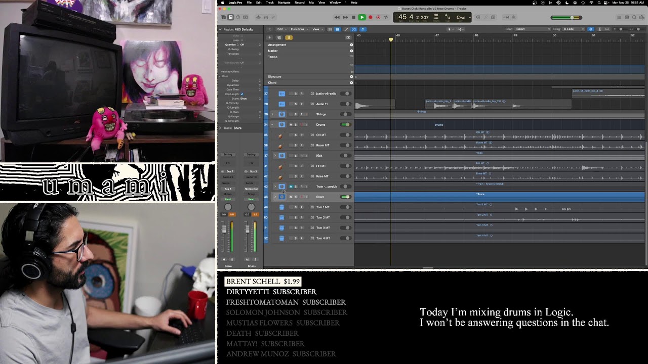 Mixing Live Drums in Logic cover art