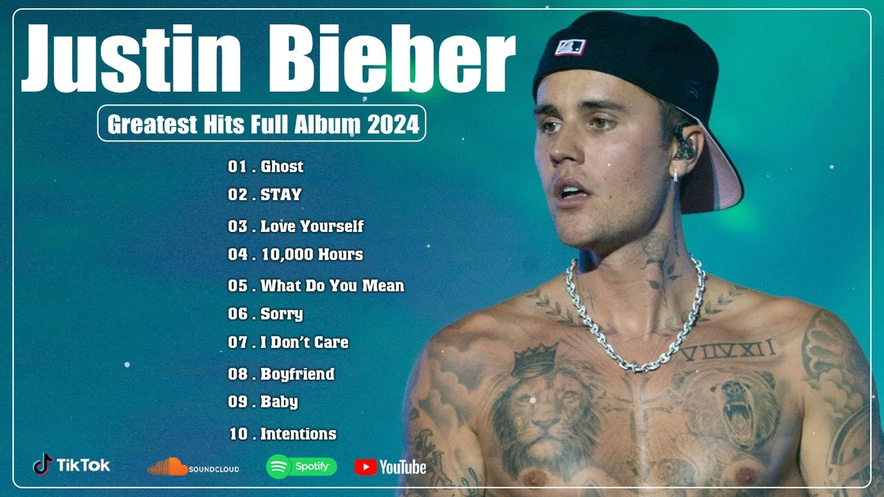 Justin Bieber Best Pop Hits of the 2010s - Greatest Hits Songs All Time -Most Popular Music Playlist cover art