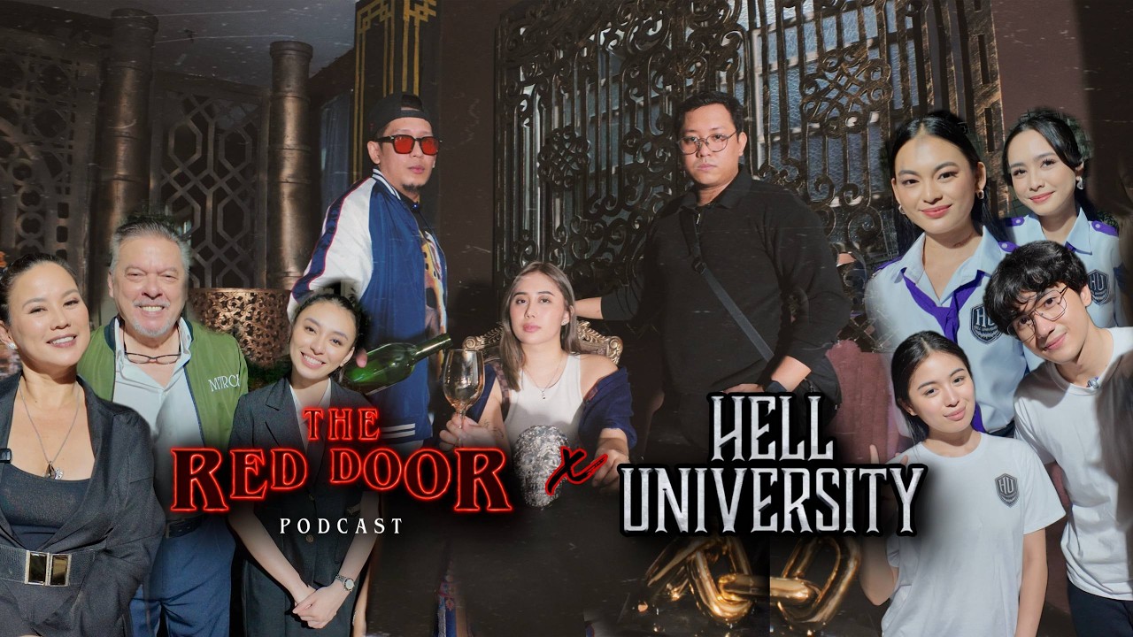 The Red Door Podcast Special Episode - Hell University Set Visit and Cast Interview | cover art