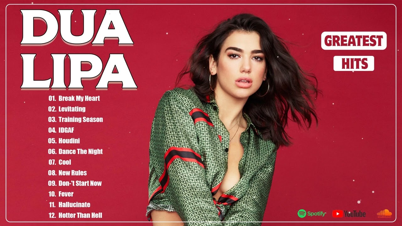 DuaLipa Greatest Hits Songs of All Time 2024 - DuaLipa Best Songs Collection 2024 - Best Pop Hits cover art
