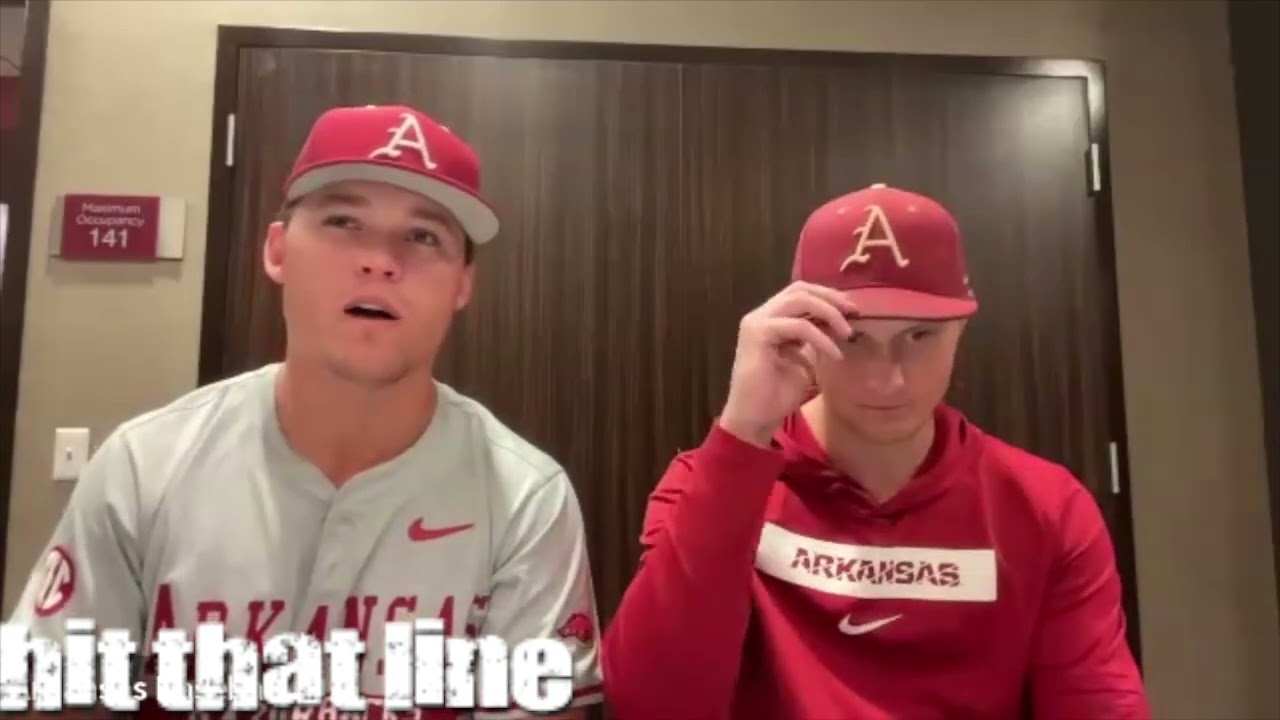 Razorbacks Camden Kozeal, Cole Gibler after shutting out Missouri cover art