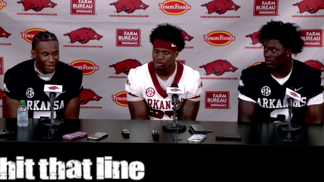 Razorback offensive players on low-scoring Red-White Game Saturday cover art