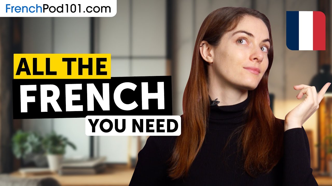 Learn French in 4 Hours - ALL the French Phrases You Need to Get Started cover art