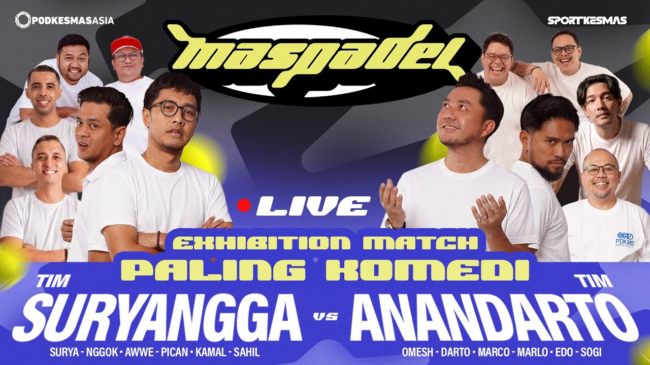 MASPADEL EXHIBITION MATCH, TEAM ANANDARTO VS SURYA NGGOK cover art