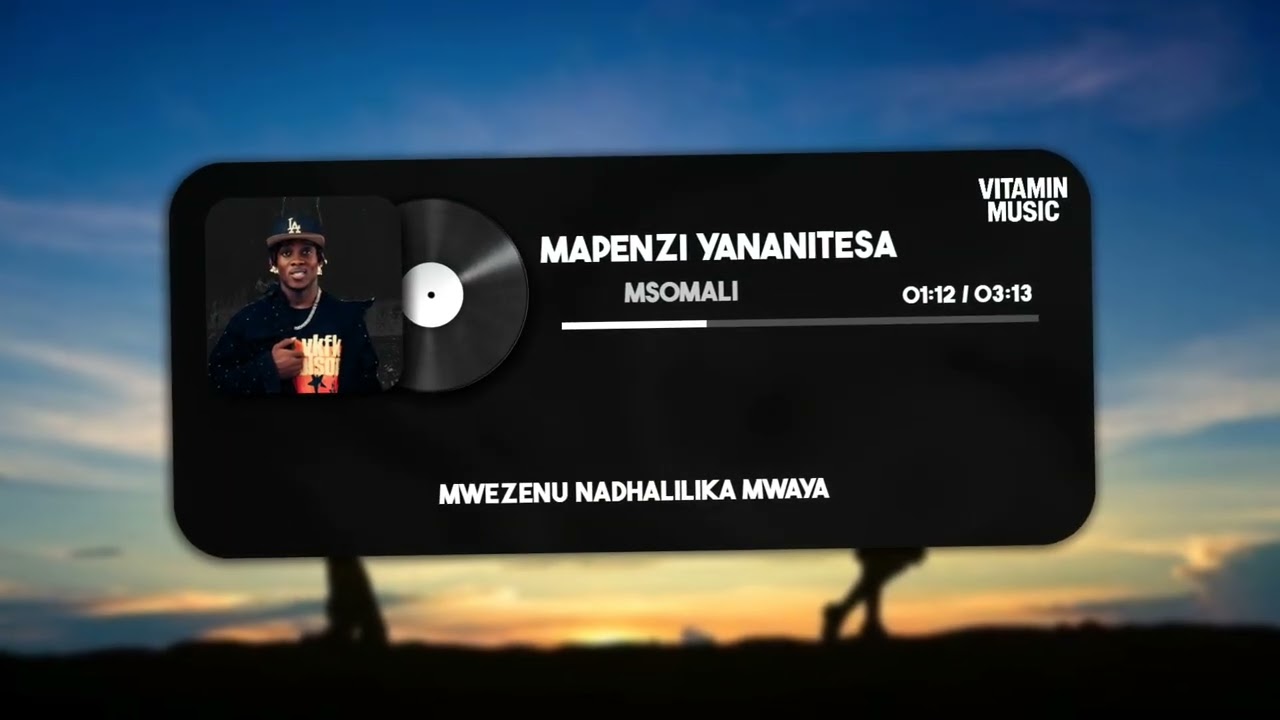 Msomali – Mapenzi Yananitesa (Official Lyrics Video) | Vitamin Music EP cover art