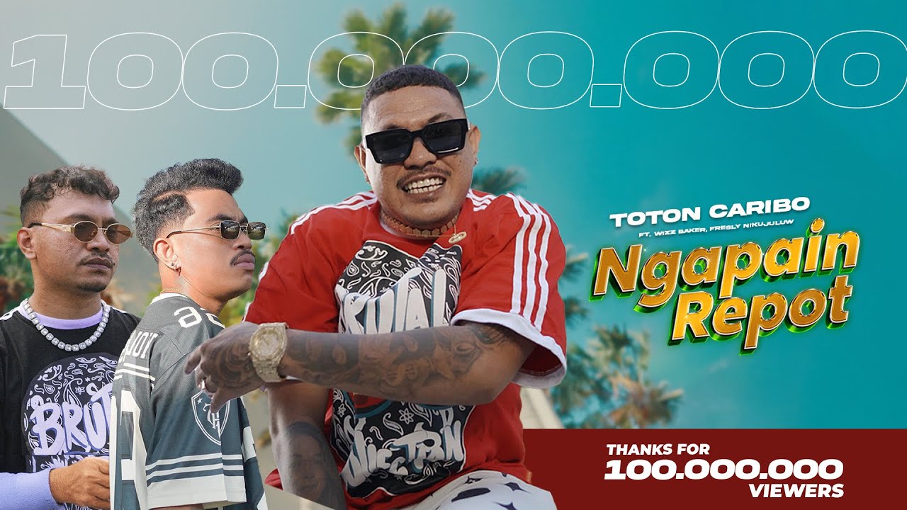TOTON CARIBO - NGAPAIN REPOT FT. @wizzbakerhod  & @Freslynikijuluwofficial  (OFFICIAL MV) cover art
