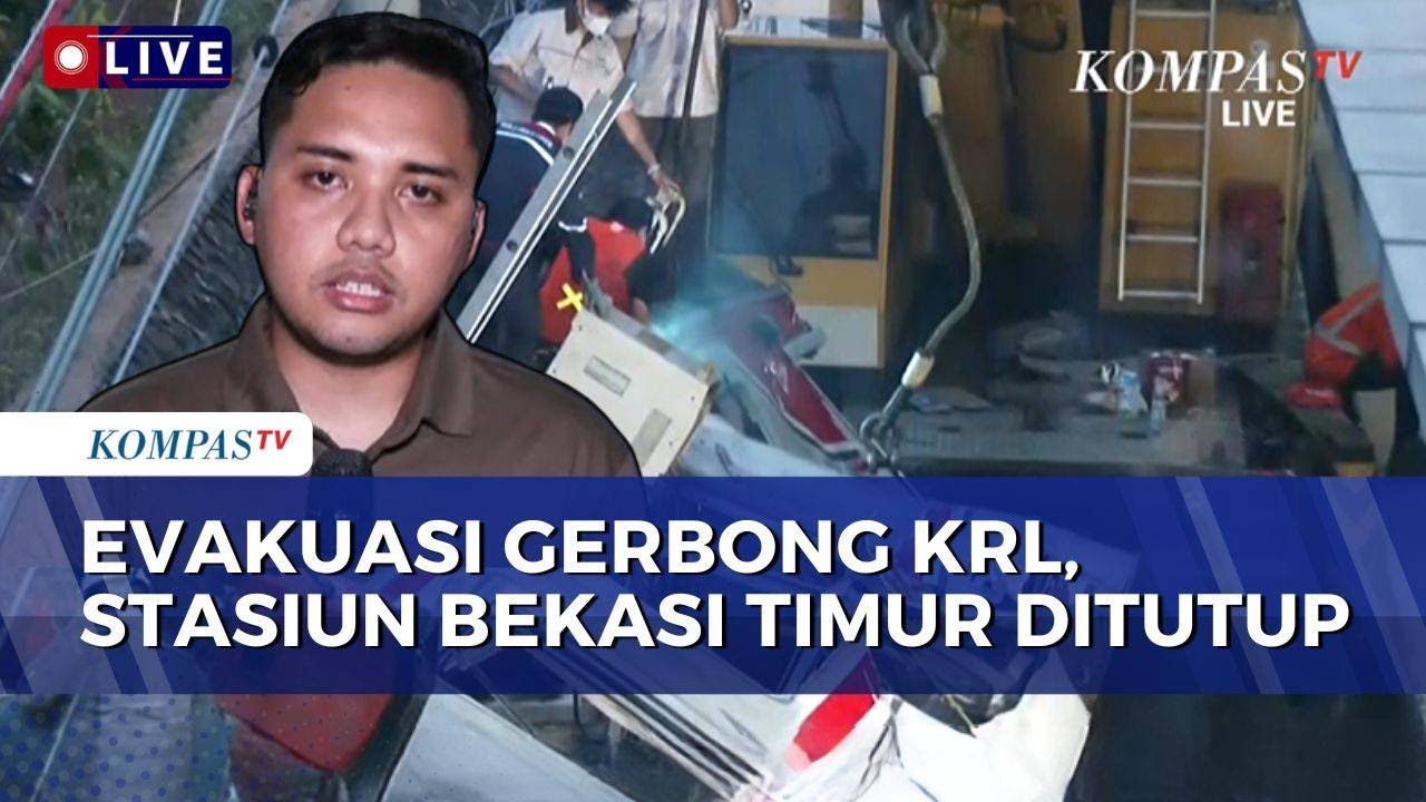 Evakuasi Gerbong Kereta Pasca Tabrakan, Stasiun Bekasi Timur Ditutup Sementara | SAPA MALAM cover art