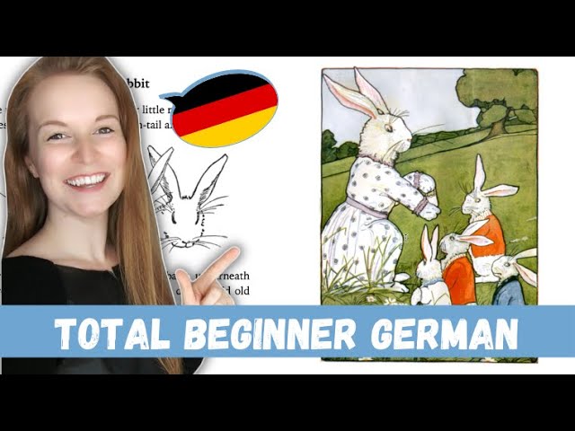 Peter Rabbit: Describing Pictures --Slow & Simple German--│Total Beginner German cover art