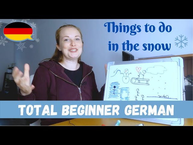 Things To Do In The Snow│Total Beginner German cover art