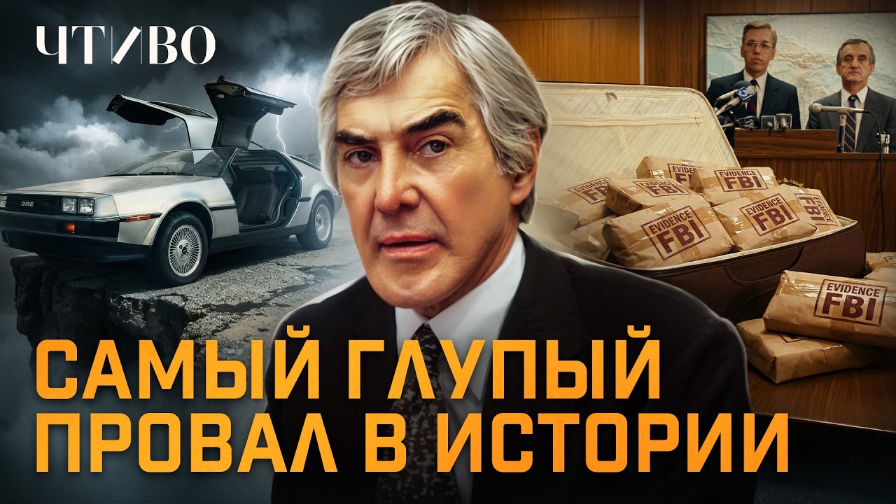 Почему ФБР преследовало создателя DeLorean? / История бренда / ЧТИВО cover art