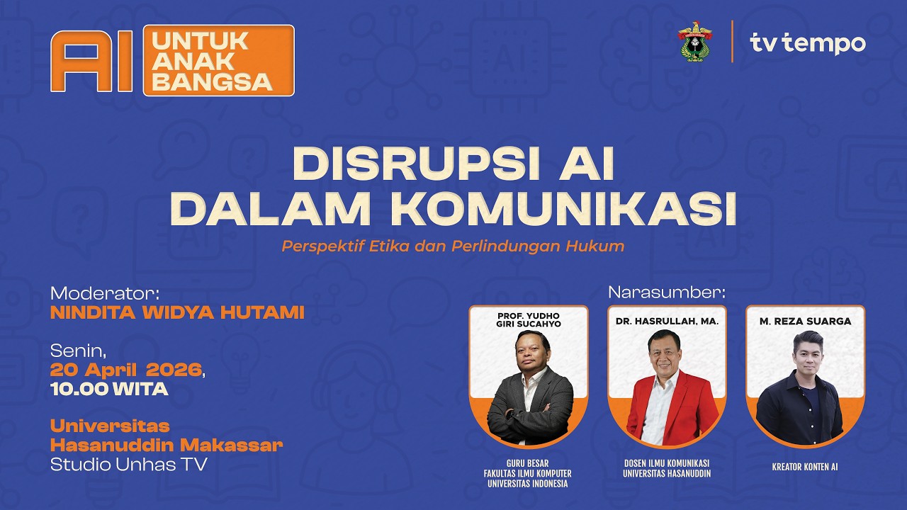 Disrupsi AI dalam Komunikasi, Perspektif Etika dan Perlindungan Hukum | AI UNTUK ANAK BANGSA cover art