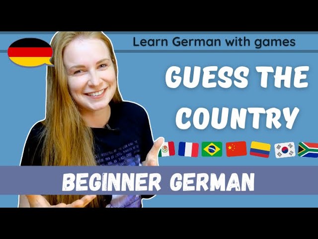 Play Games and Learn German - Can You Guess The Country?│Pre-Beginner German cover art