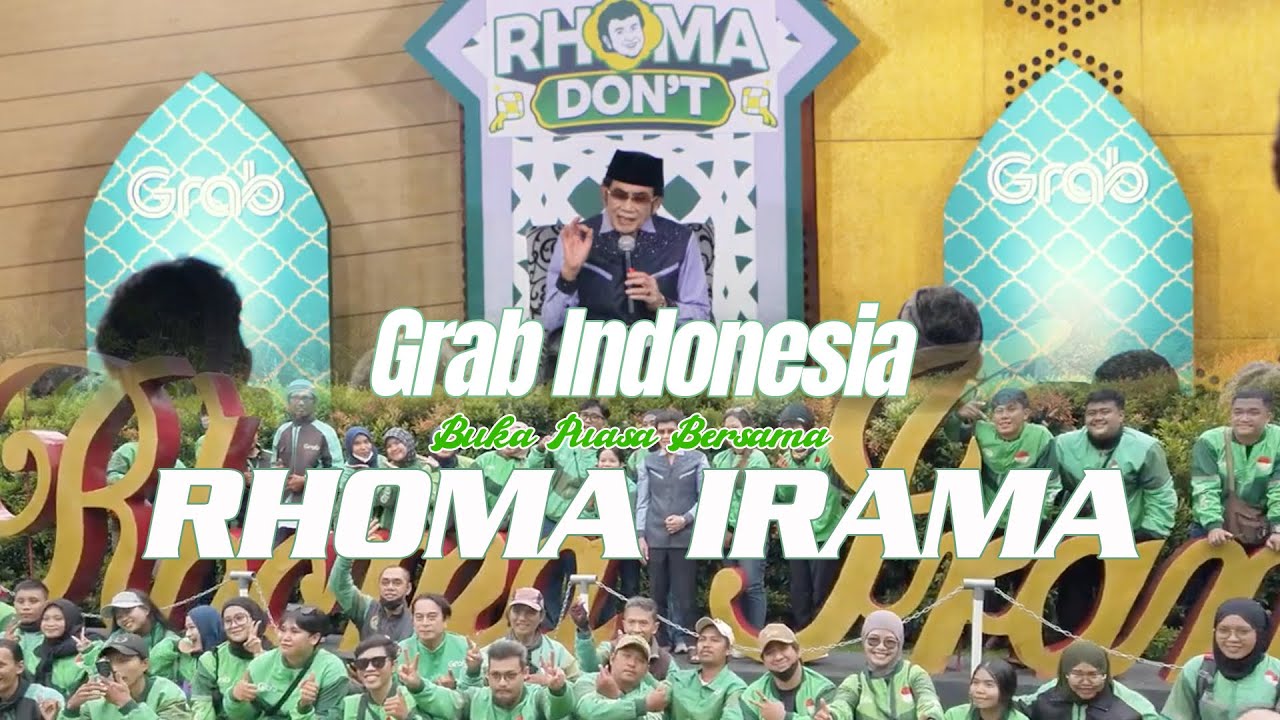 RHOMA IRAMA BUKA PUASA BERSAMA DRIVER GRAB DI SONETA RECORD