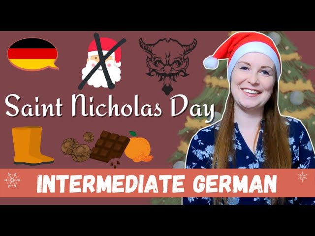 St. Nicholas in Germany - Der Nikolaustag (Christmas Tradition)│Intermediate German cover art