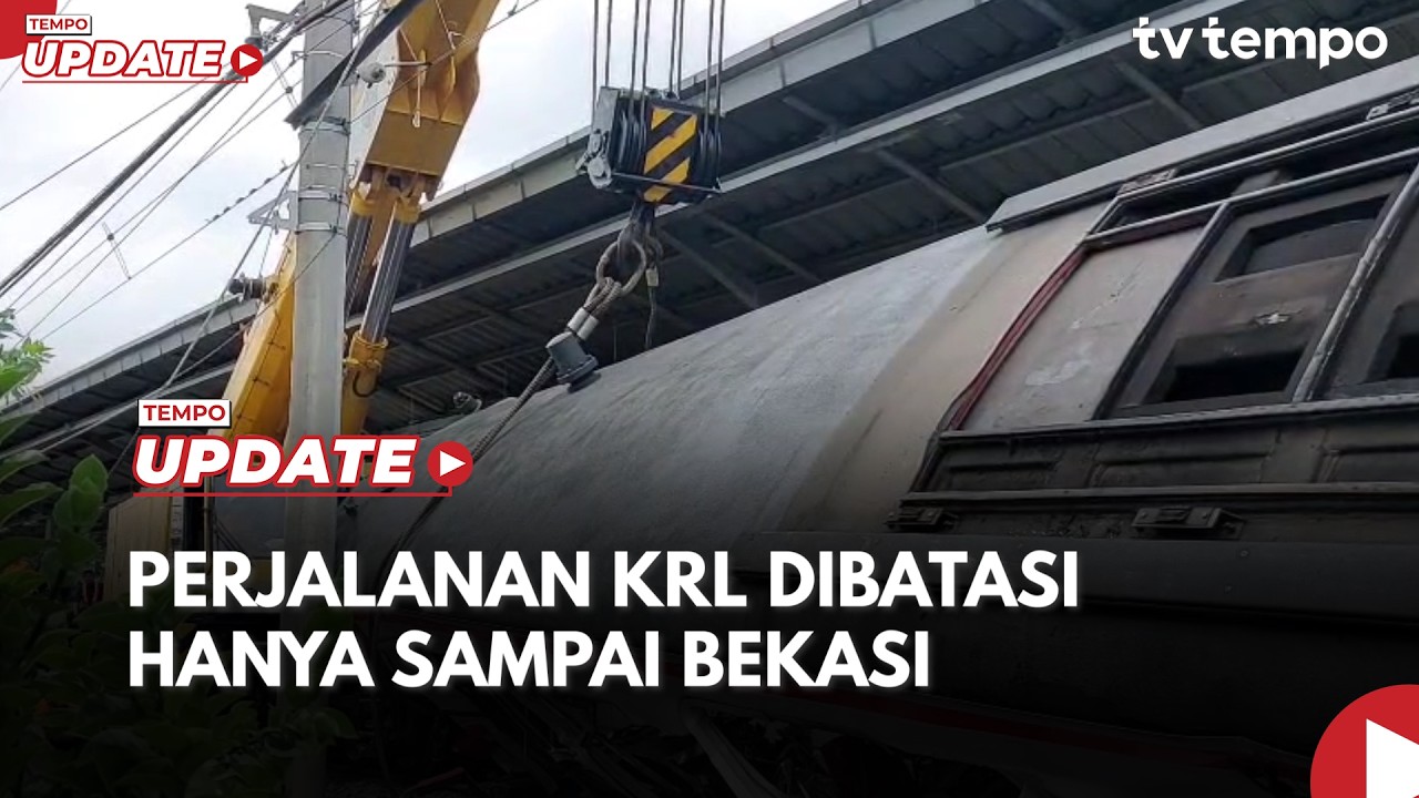 Stasiun Bekasi Timur Ditutup akibat Kecelakaan, Perjalanan KRL Dibatasi cover art